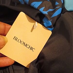 BloomChic Black and Blue Mini Dress/Coverall